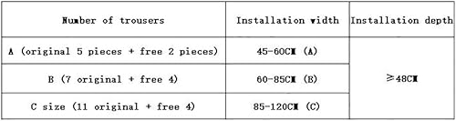 Miniatura 2 de Estante extraíble para pantalones, pantalones, perchero, pantalones, perchas, perchas para armario, ahorro de espacio, organizador de armario para