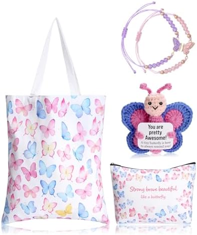 Shihanee 5 Pcs Butterfly Lover Gifts Set for Women