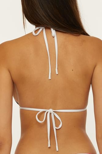 Trina Turk Women's Anniversary Stripe Reversible Triangle Bikini Top, Adjustable, Tie Back, Swimwear Separates3