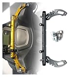 Moto pour Yamaha XJR FJR 1300 XJ6 Accessoires Support De Téléphone Portable Support De Navigation Tige De Fixation 22 Mm Poignée Direction Solide Barre Support De Navigation(Gray)