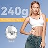 Hands Free Breast Pump Wearable MY-375 - Strong Suction, Low Noise, Wearable Breastfeeding Pump with 4 Mode &12 Levels, Portable Electric Breast Pump 24mm - 19/21/Insert/Flange, 2 Pack (White)