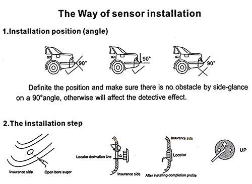 8 sensores dianteiros e traseiros prateados, kit de estacionamento ré, alarme de campainha de LED, k