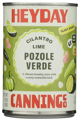 Heyday Canning Co Charred Poblano Pozole Verde Soup, 15 OZ