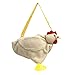 Bolso bandolera de peluche, bolso de mano retro de peluche, bolso de mano para niña con gallina, bolso de mano esponjoso para invierno y otoño