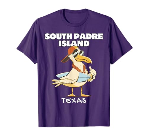 SOUTH PADRE ISLAND Surf Vintage Sunset Surfing T-Shirt