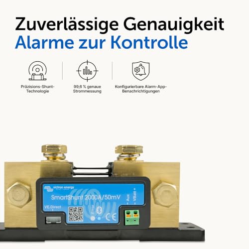 Victron Energy SmartShunt 2000 Amp Batteriewächter (Bluetooth)