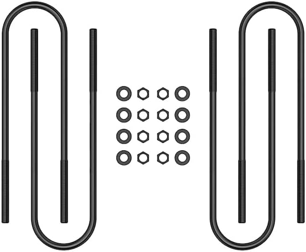 ICON, Rear 15 U-Bolt Kit, Compatible with 1999-10 FORRD F250/F350 SD Dually/03-12 Ram HD, 37023