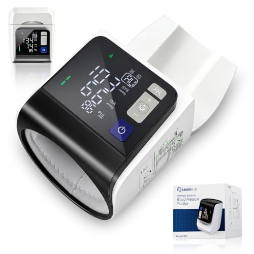 Sakerplus Blood Pressure Monitor Upper Arm, Automatic BP Machine