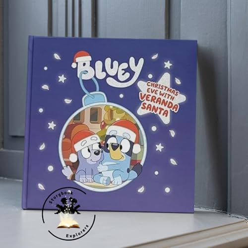 Bluey Veranda Santa {children's story book}