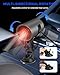 Portable 12V Car Heater with Fast Defrosting and Defogging, Compact 12V Heater for Car, Campervan and SUV, Plug-in Cigarette Lighter Heater Ideal for Winter Travel and Cold Weather Comfort