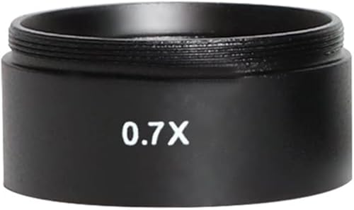 Miniatura 9 de Kit de accesorios para microscopio WD165 0.5X 0.7X 2.0X Objetivos auxiliares Lente de vidrio Barlow para Zoom Estéreo Microscopio Cámara Microscopio