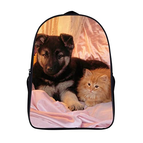 Sac à dos d'école 3D animaux mignons pour enfants et adolescents de dimensions 40x28x16cm