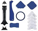 PILOT FISH Silicone Caulking Tool Kit, Sealant Remover Tool, Silicone Sealant Finishing Tool, Grout...