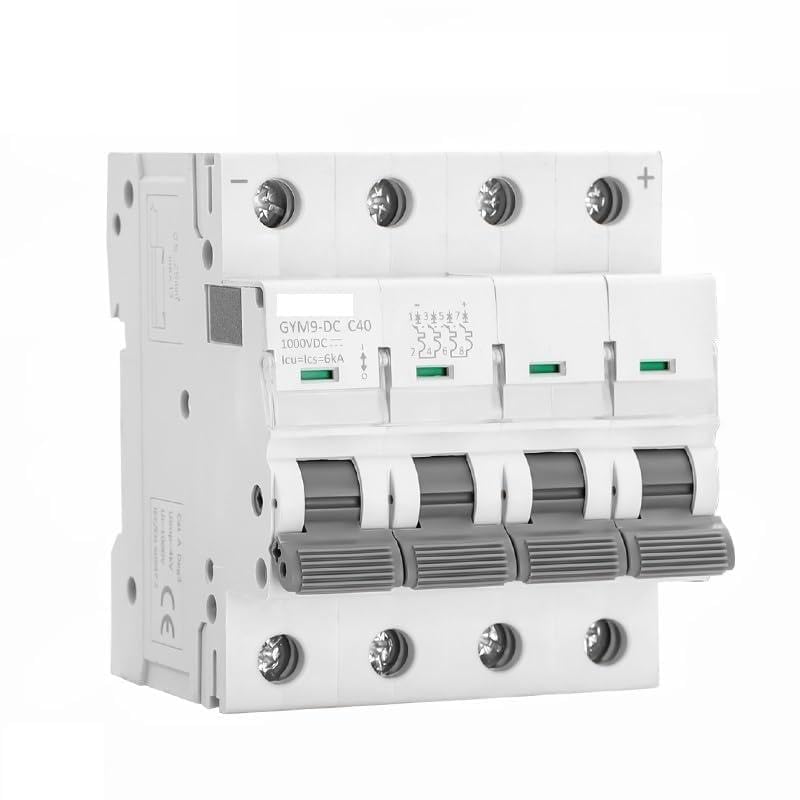 Interruttore magnetotermico, Mini interruttore automatico MCB DC 1000 V 6A 10A 16A 20A 25A 32A 40A 50A 63A 4 poli(10a)