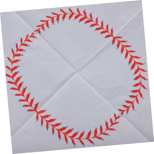 SKISUNO 40 Peças Guardanapo De Beisebol Guardanapos De Coquetel Adoráveis ​​Guardanapos De Festa Gua