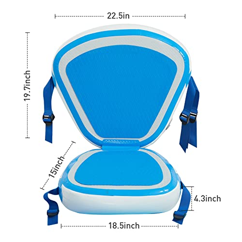 Huskfirm Kayak Seat, Universal Padded Board Seats Comfortable Inflatable Detachable - Adjustable Sup Seat For Kayaks,Rowboats,Fishing Boats,Fishing,Boat Rafting #TOP4