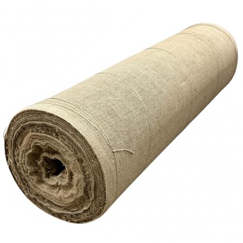 Premium 40-Inch x 300-Feet Burlap Fabric Roll - 10oz Jute Cloth for Versatile Gardening, Crafting, and DIY Projects