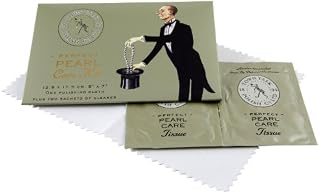 Town Talk Perfect Pearl Care Kit 12.5cm x 17.5cm - 5" x 7" with 2 Sachets of Cleaner