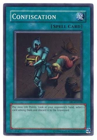 Yu-Gi-Oh! - Confiscation (SRL-EN038) - Spell Ruler - Unlimited Edition -  Super Rare by Yu-Gi-Oh! : Amazon.co.uk: Toys & Games