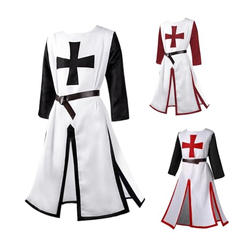 Disfraz de caballero medieval ajustable que evita rozaduras en cosplay 2