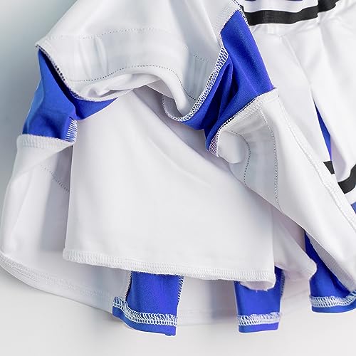 Image of LOLANTA Cheerleader Costume for Girls Halloween Cheer Uniform Outfit