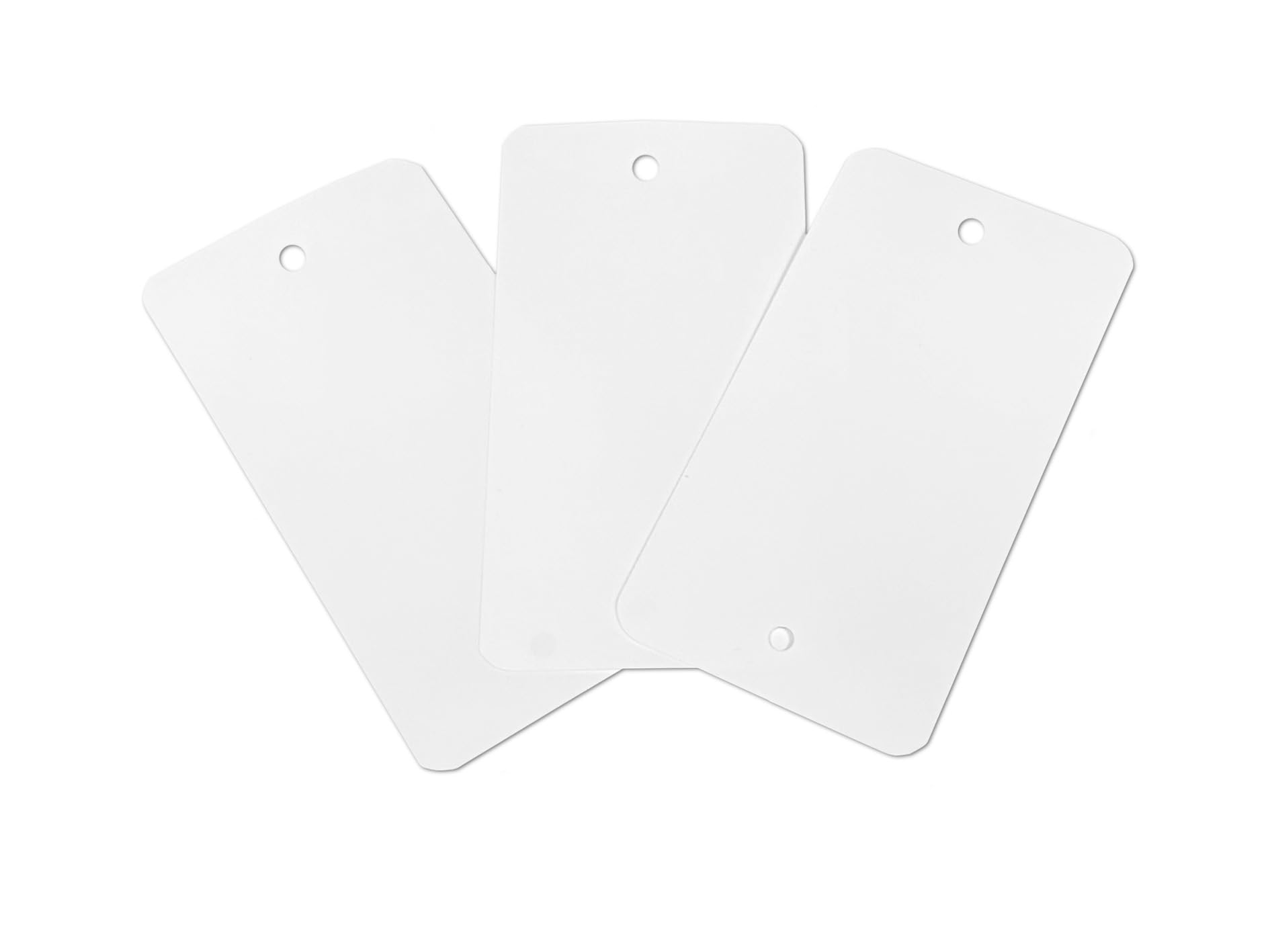 Etiquetas de PVC blancas, 120 mm x 65 mm, 1000 unidades