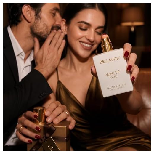 Bella Vita Luxury White Oud | Long Lasting Unisex EDP 100ml | with Orange, Patchouli, Musk | Oud & Fruity Premium Fragrance Perfume for Unisex | Great for Everyday Use