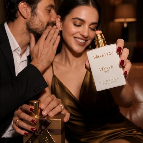 Bella Vita Luxury White Oud | Long Lasting Unisex EDP 100ml | with Orange, Patchouli, Musk | Fruity Premium Fragrance Perfume | Great for Everyday Use - view 7