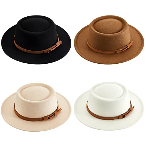 Chapeaux vintage en feutre Hercicy pour femme lot de 4 coloris taille unique