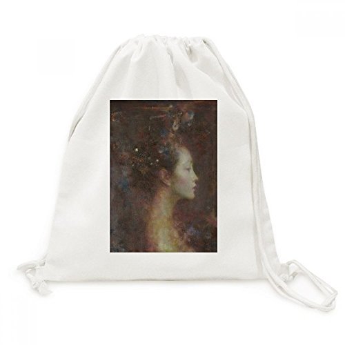 Sac à dos cordon toile de qualité au design artistique