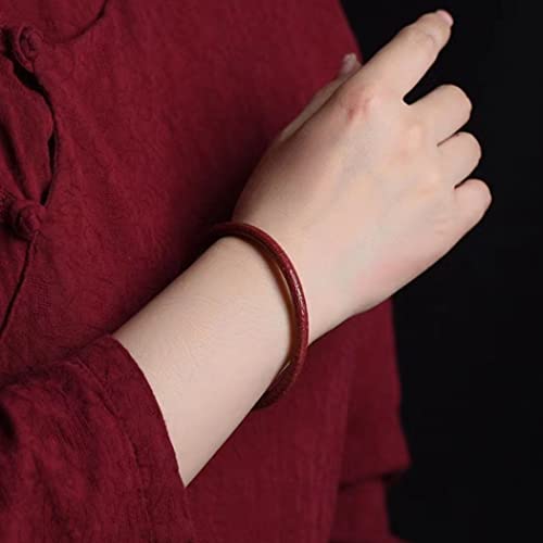 Amulette bracelet cinabre de qualité supérieure pour la prospérité féminine