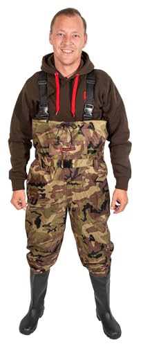 Waders Pêche Ultimate Camo 42 pour sessions en rivière