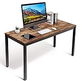 Amzdeal パソコンデスク PCデスク ワークデスク 100×50 組立簡単 シンプル 机 オフィスデスク パソコンテーブル オフィス/勉強/在宅勤務/食事に対応 木目