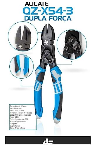 Alicate Albatroz Dupla Forca de Corte Qz-x54-3