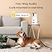 Furbo 360° Dog Camera: Pet Security Cam w/Barking Alerts, Rotating View, Treat Toss w/Phone App, Smart Home Puppy Monitoring, 2-Way Speaker, No Subscription Needed. Standard See, Talk, & Toss Features
