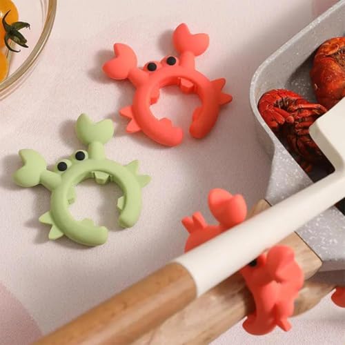 Miniatura 6 de 2 Piezas Levantador De Tapas De Olla, Silicona Resistente Al Calor, Evita Desbordamientos, Útil Utensilio De Cocina, Gadgets Geniales
