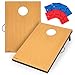Triumph Tournament Bean Bag Toss Game with Two Wooden Portable Game Platforms on Foldable Legs and Eight Toss Bags