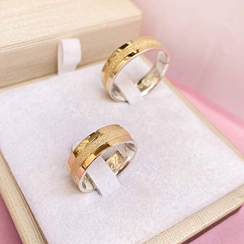 Aliança de Casamento 6mm Ouro 18k Revestida 10 gramas