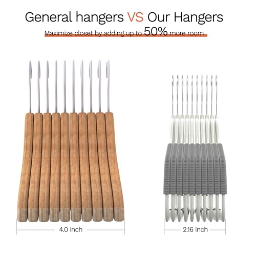 60 Pack M-Style Space Saving Hangers with Code MLKJHHI888 - Image 6