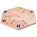 AmishToyBox.com Maple Hand-Painted Double-Sided Aggravation Game Board, 16
