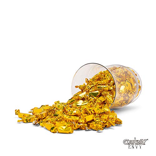 Candy Envy Gold Individually Wrapped Caramels - 2 Pound Bag - Approximately 190 Pieces #TOP6