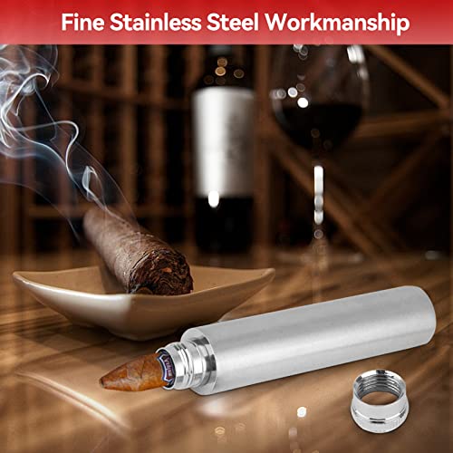 2Pcs Stainless Steel Tube Flask, 1 Oz Portable Mini Tubular Hip Flasks Hip Flask Wine Tube Pocket Hip Flask Pocket Drinking Tubular Bottle #TOP3