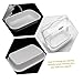 FRCOLOR Professional Lens Care Tray Multi-Function Sturdy Storage and Washing Accessory for Ok Lenses Lightweight and Portable Cleaning for Travel and Daily Use