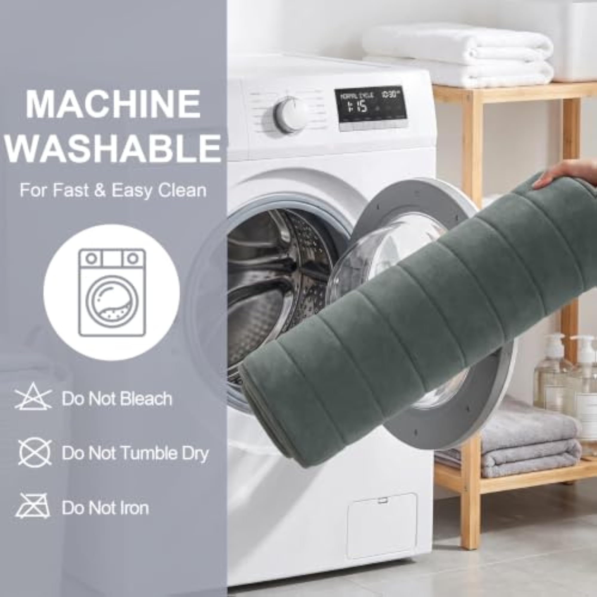 Absorbent WC Toilet Rug Non-Slip Mat