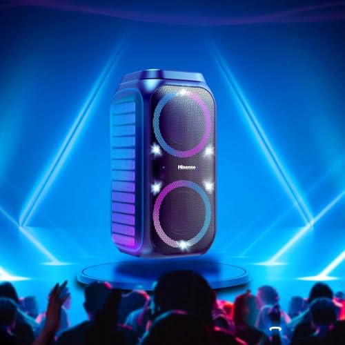 Hisense Party Rocket, L'altoparlante Bluetooth Con Una Potenza Da 160W, Woofer Integrato,Modalita' Karaoke, Ingresso Aux, Usb - 8