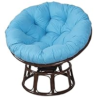 Cuscino Rotondo Per Poltrona Sospesa Treer - 50x50cm, Lavabile, Per Giardino E Interni (Curry Scuro) - Foto 4