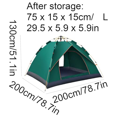 Carpa para camping portátil SUREK azul grande miniatura 2