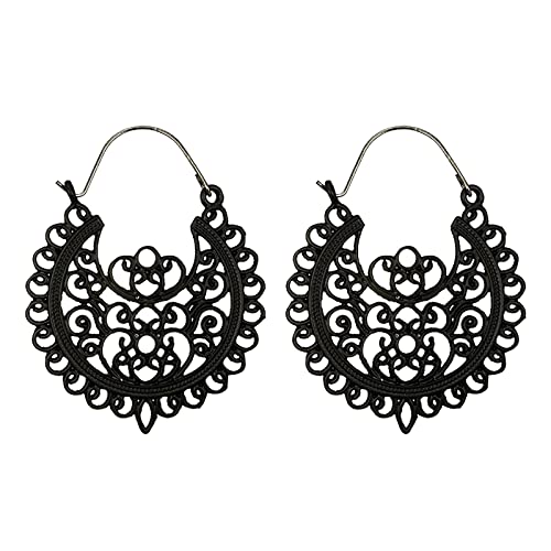 Boucles d'oreilles créoles en argent pour oreilles sensibles sans irritation