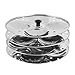 Tabakh Stainless Steel 4-Rack Idli Stand, Makes 16 Idlis