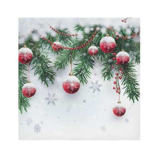 Servilletas de Tela Navidad Multicolor Pack x6 20x20 pulg miniatura 1